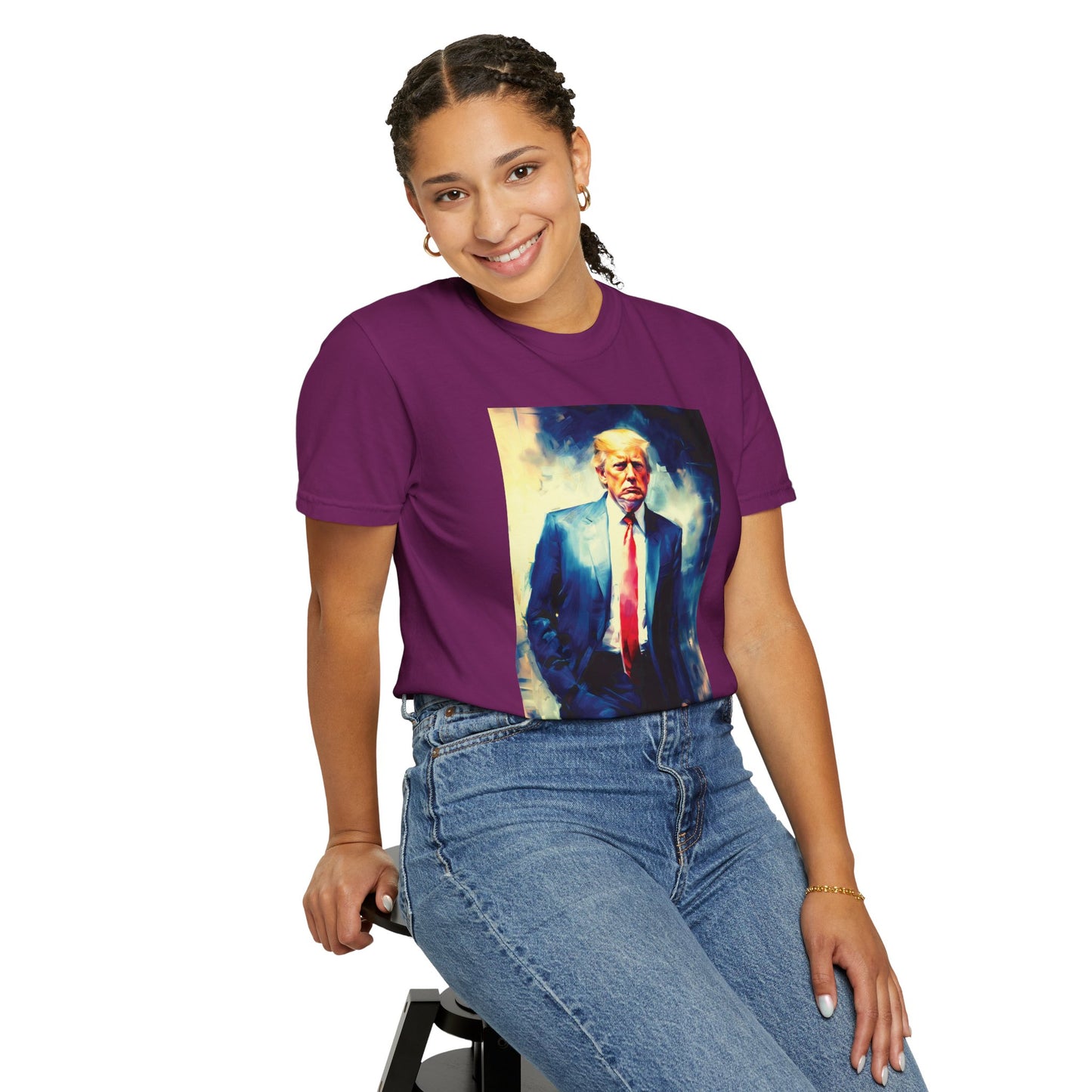 "Trump Portrait No. 6", Unisex T-shirt (Dark Colors)