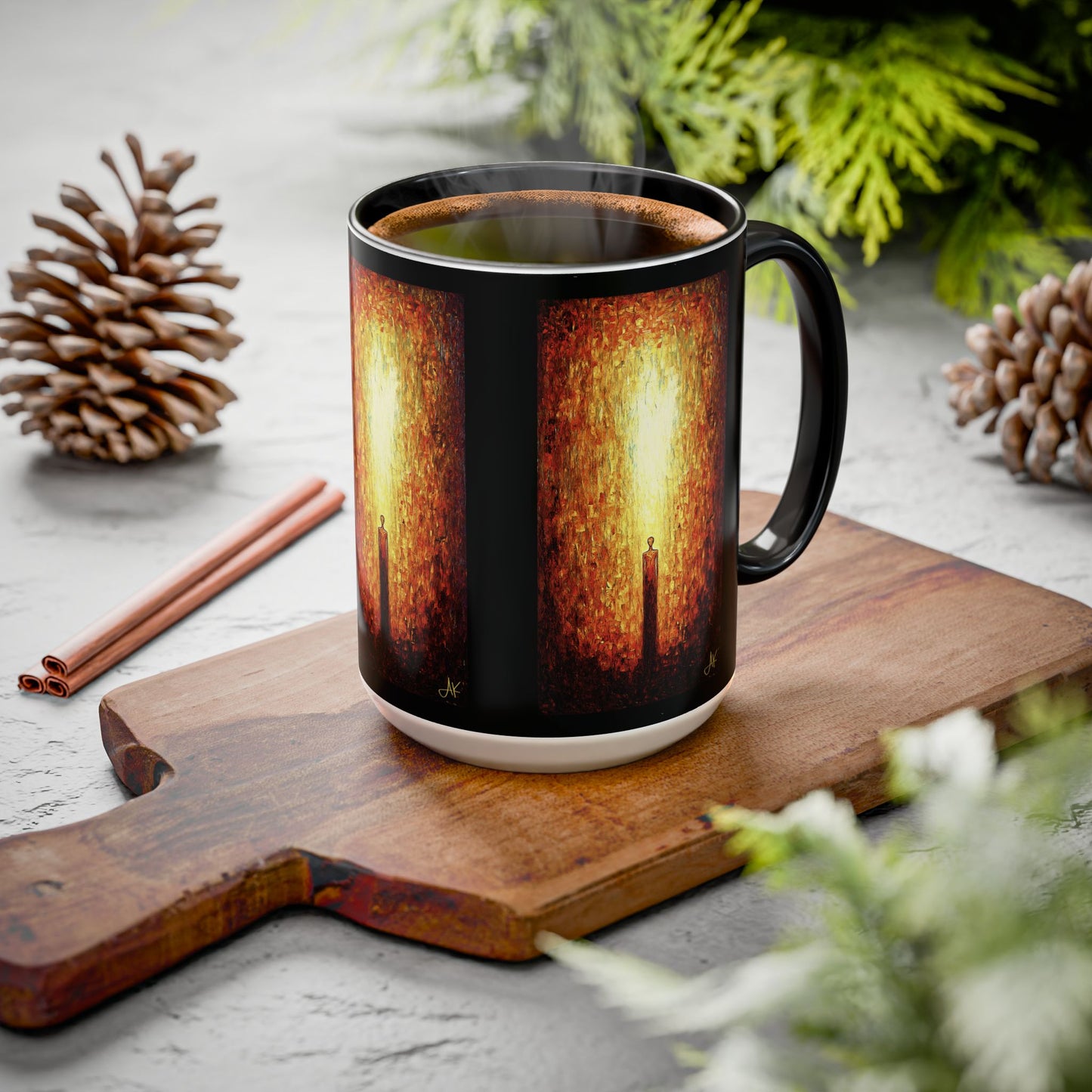 "Born of His Light", Colorful Mugs (11oz, 15oz)