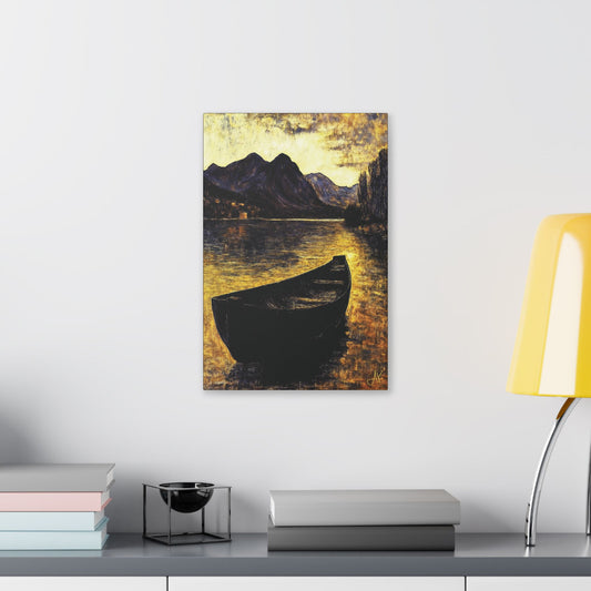 "By Oar and Tide - Ancient Gaelic Highways", Stretched Classic Canvas Fine Art Print