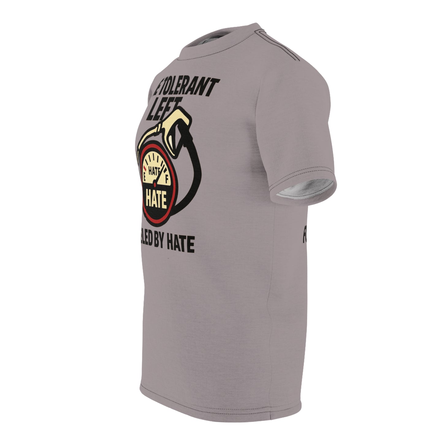 "The Tolerant Left", Unisex T-shirt (Walkway Pink Grey)