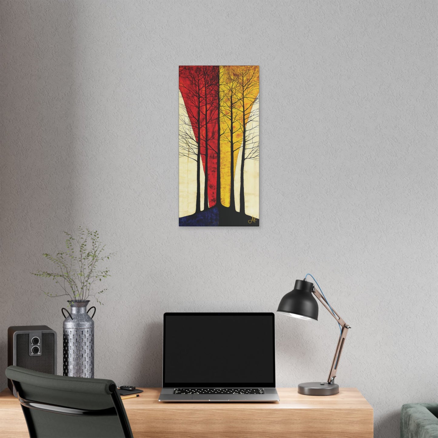 "Go Out in Joy" Isaiah 55:12 (KJV)", Stretched Classic Canvas Fine Art Print