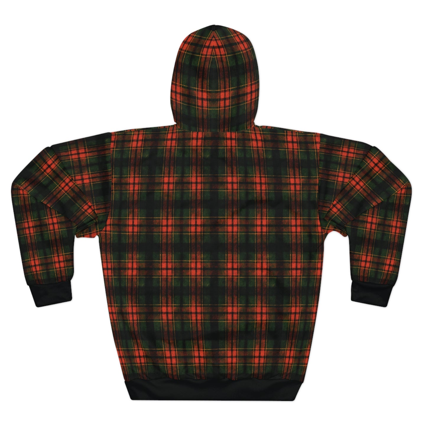 "Kilmor Brieve Tartan", Unisex Wearable Art Pullover Hoodie