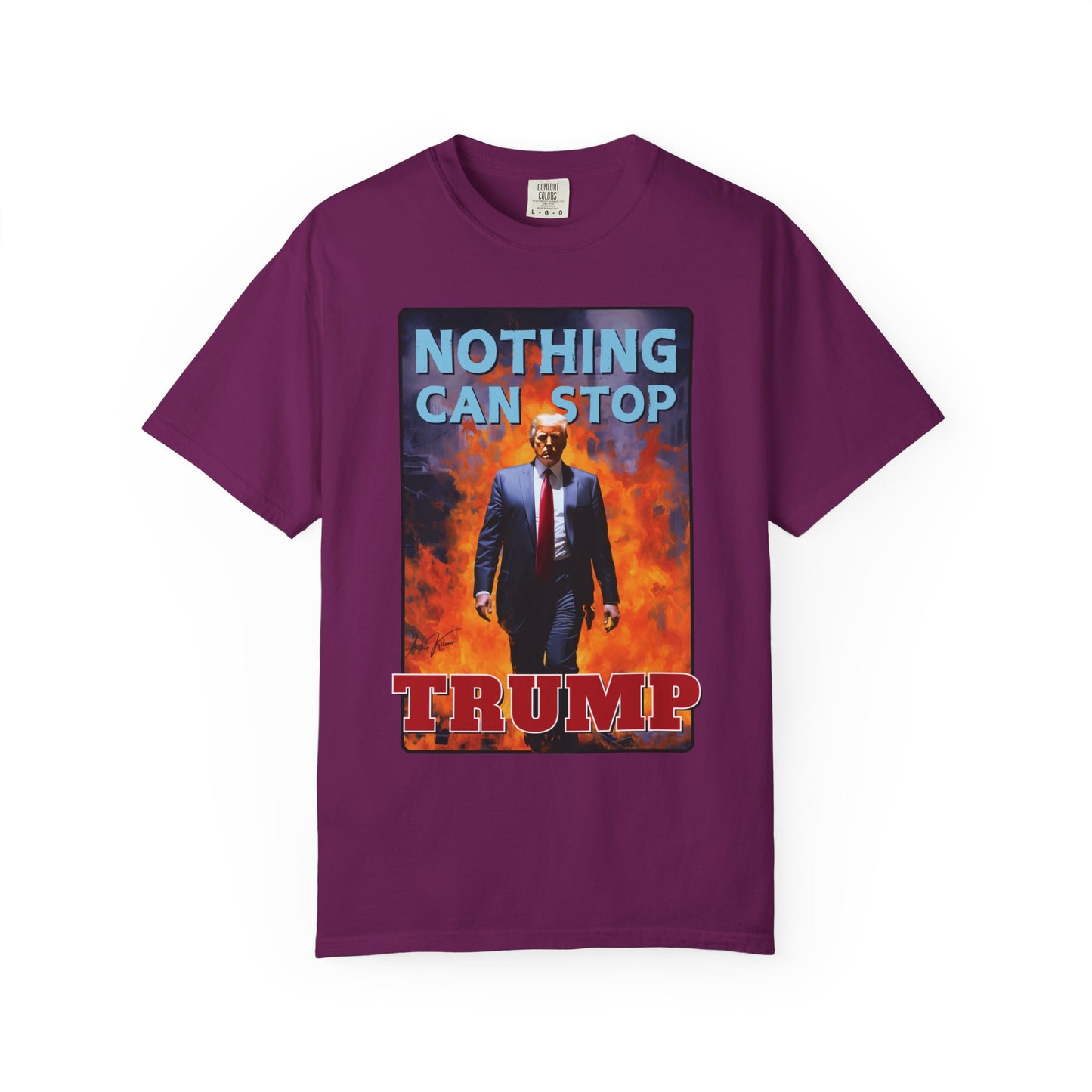 "Nothing Can Stop Trump", Unisex T-shirt (Dark Colors)