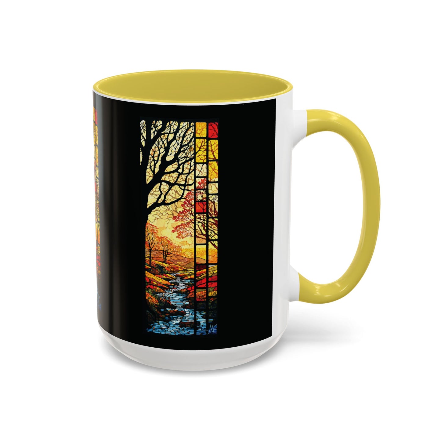 "Realization at 5", Colorful Mugs (11oz, 15oz)