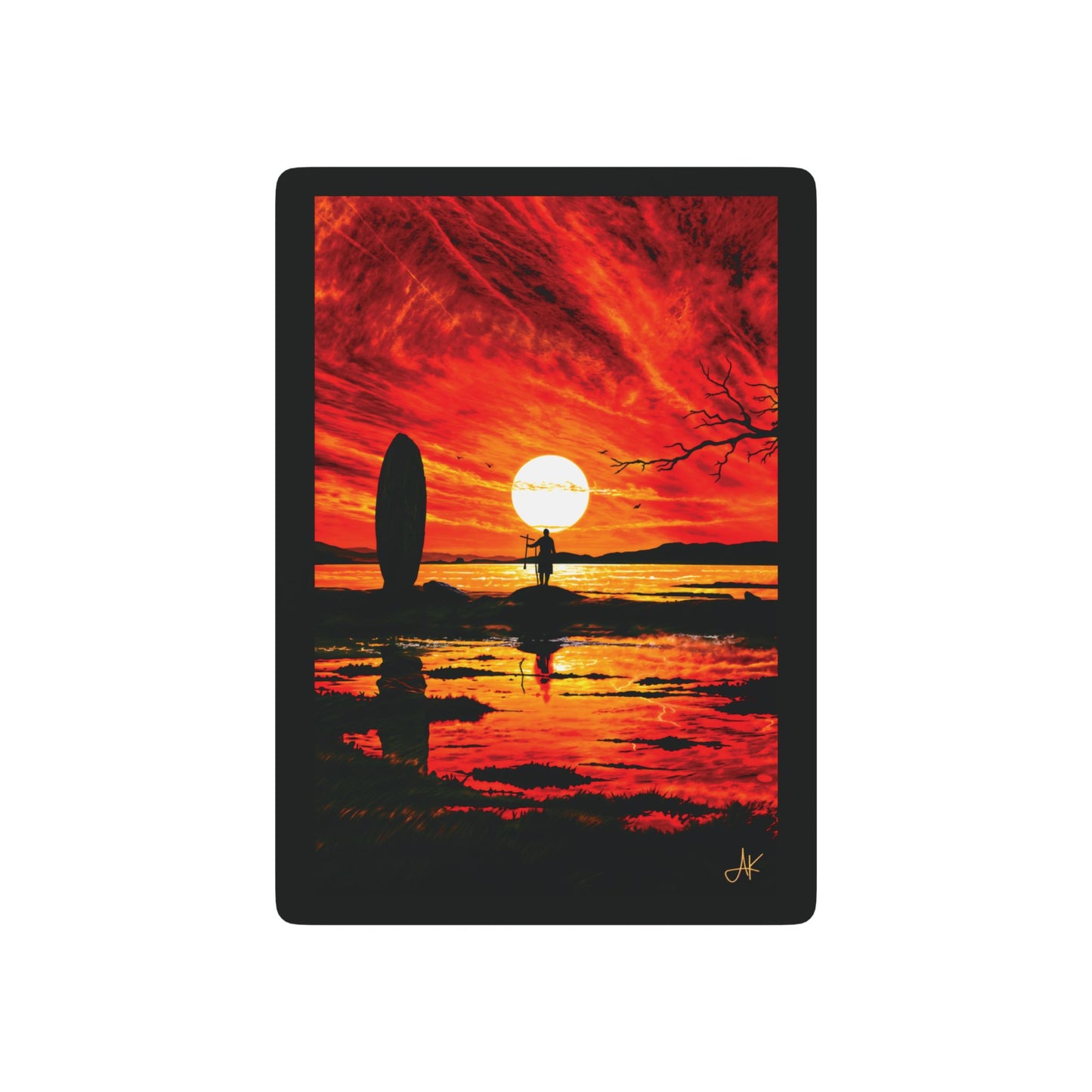 "The First Mission", Christian Fine Art Playing Cards (Void Black)