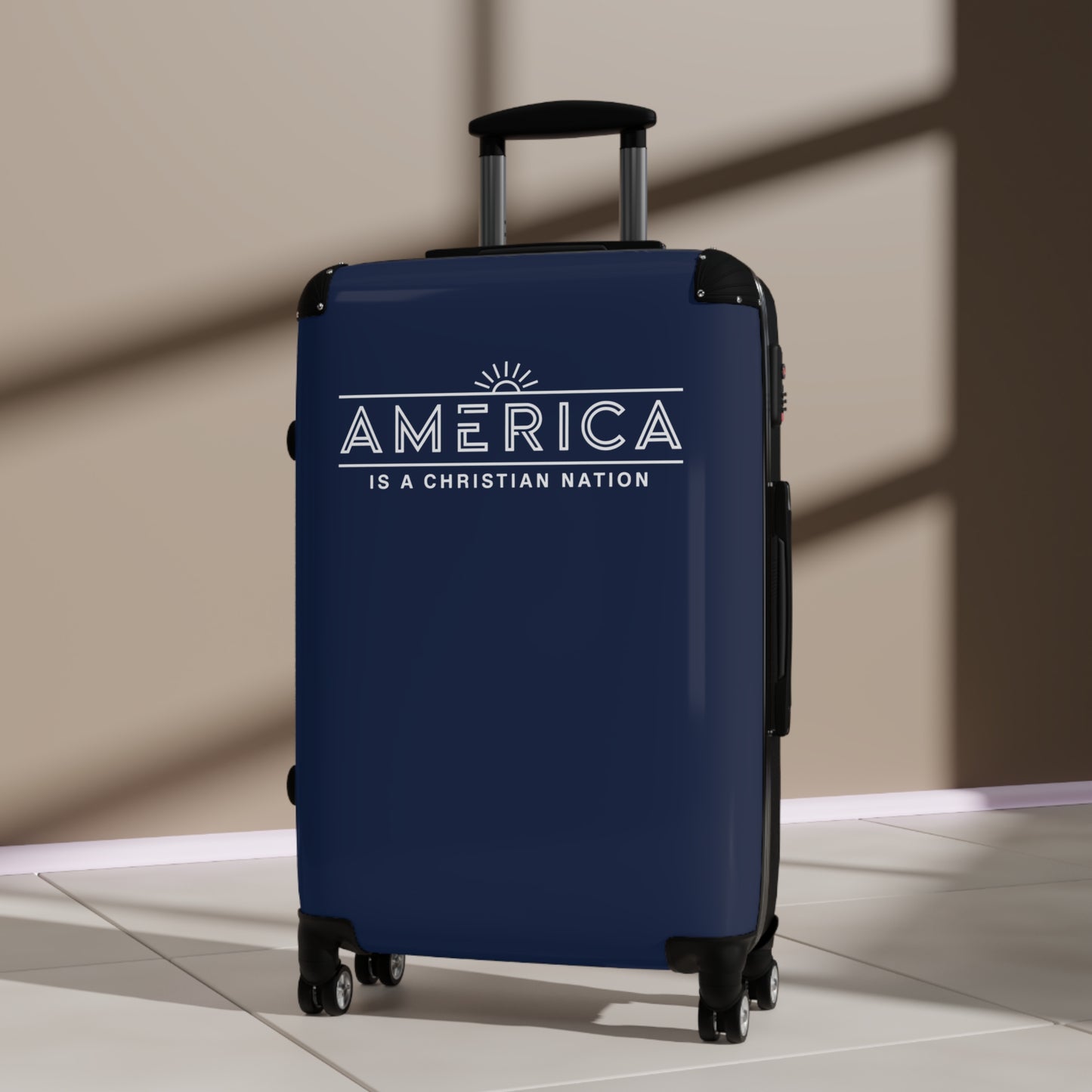"America is a Christian Nation", Suitcases (Dark Blue)
