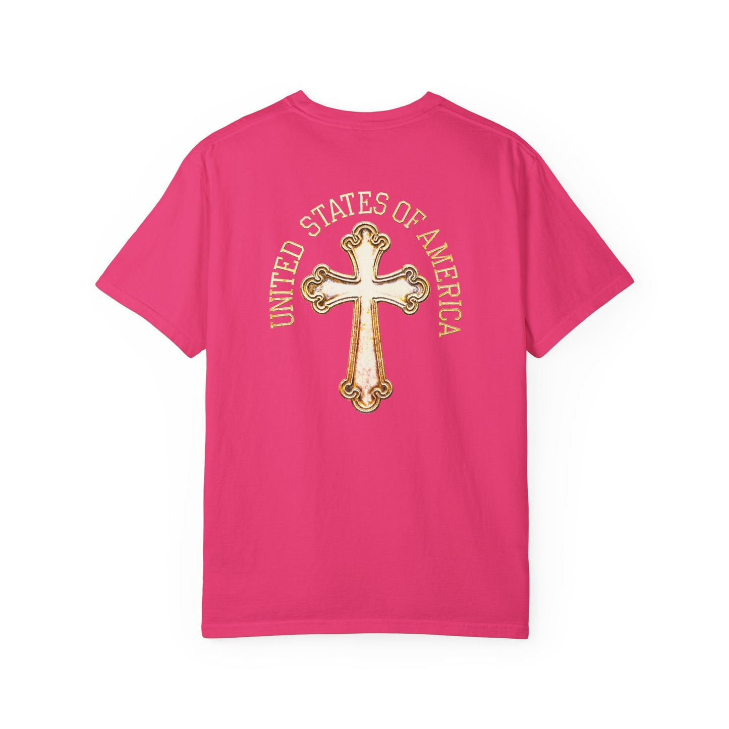"USA Gold Cross", Unisex T-shirt