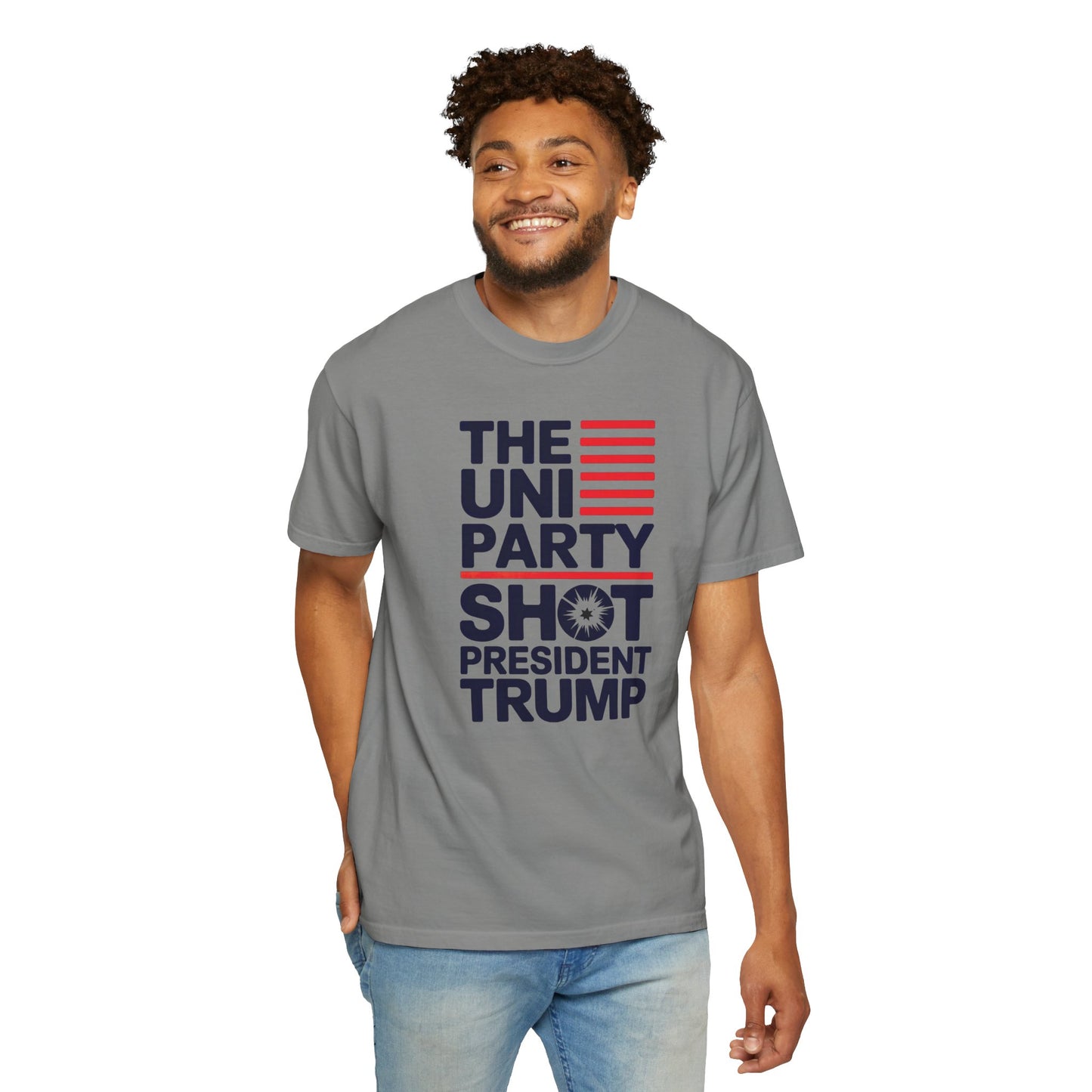 "The Uniparty Shot President Trump" #01, Unisex T-shirt