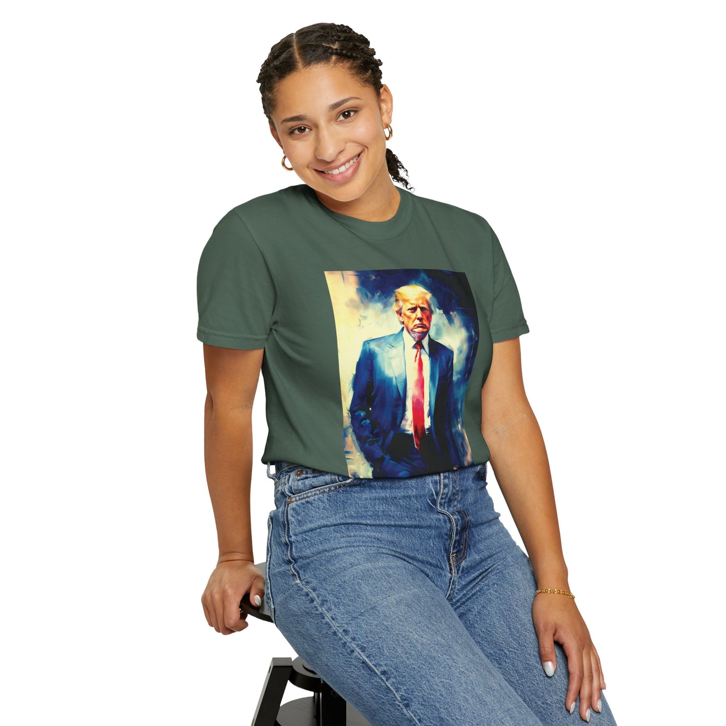 "Trump Portrait No. 6", Unisex T-shirt (Dark Colors)