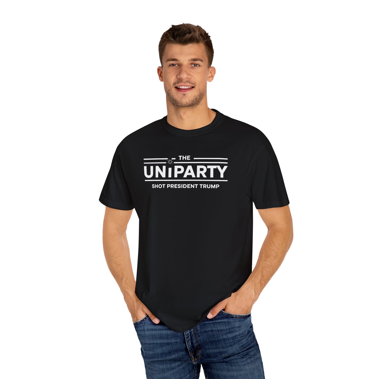 "The Uniparty Shot President Trump" #03, Unisex T-shirt