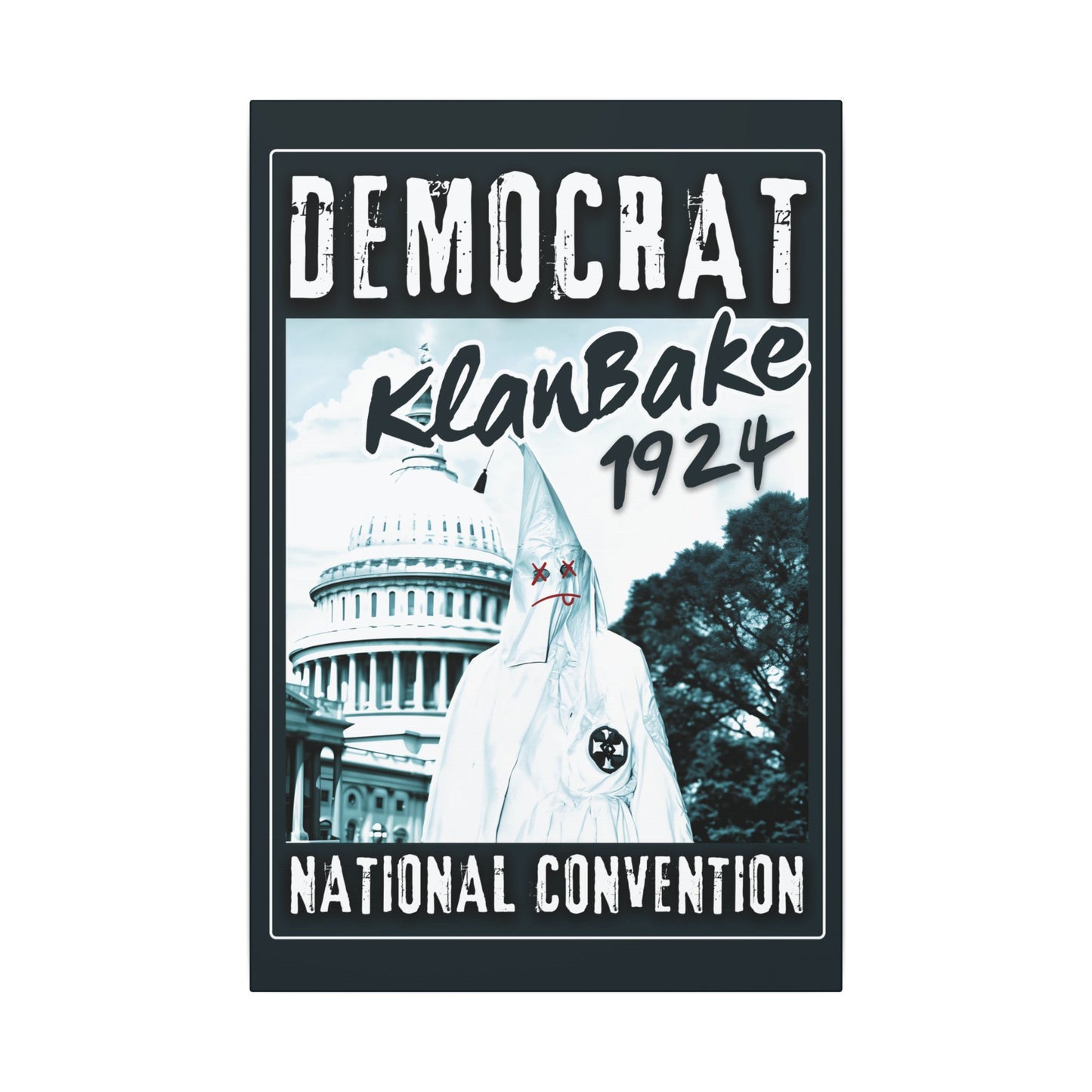 "Democrat KlanBake 1924", Matte Canvas Fine Art Print
