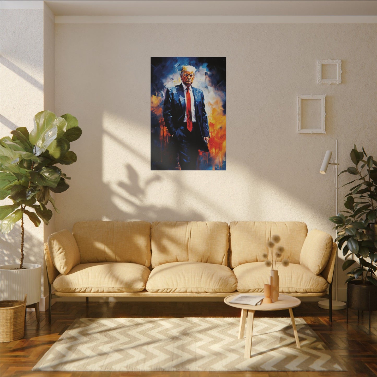 "Trump Portrait No. 22", Stretched Matte Canvas Fine Art Print
