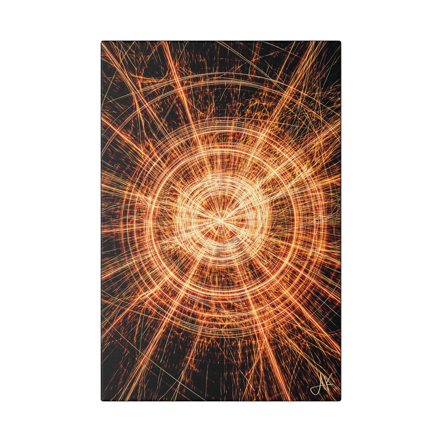 "His Light After Darkness", Stretched Classic Canvas Fine Art Print