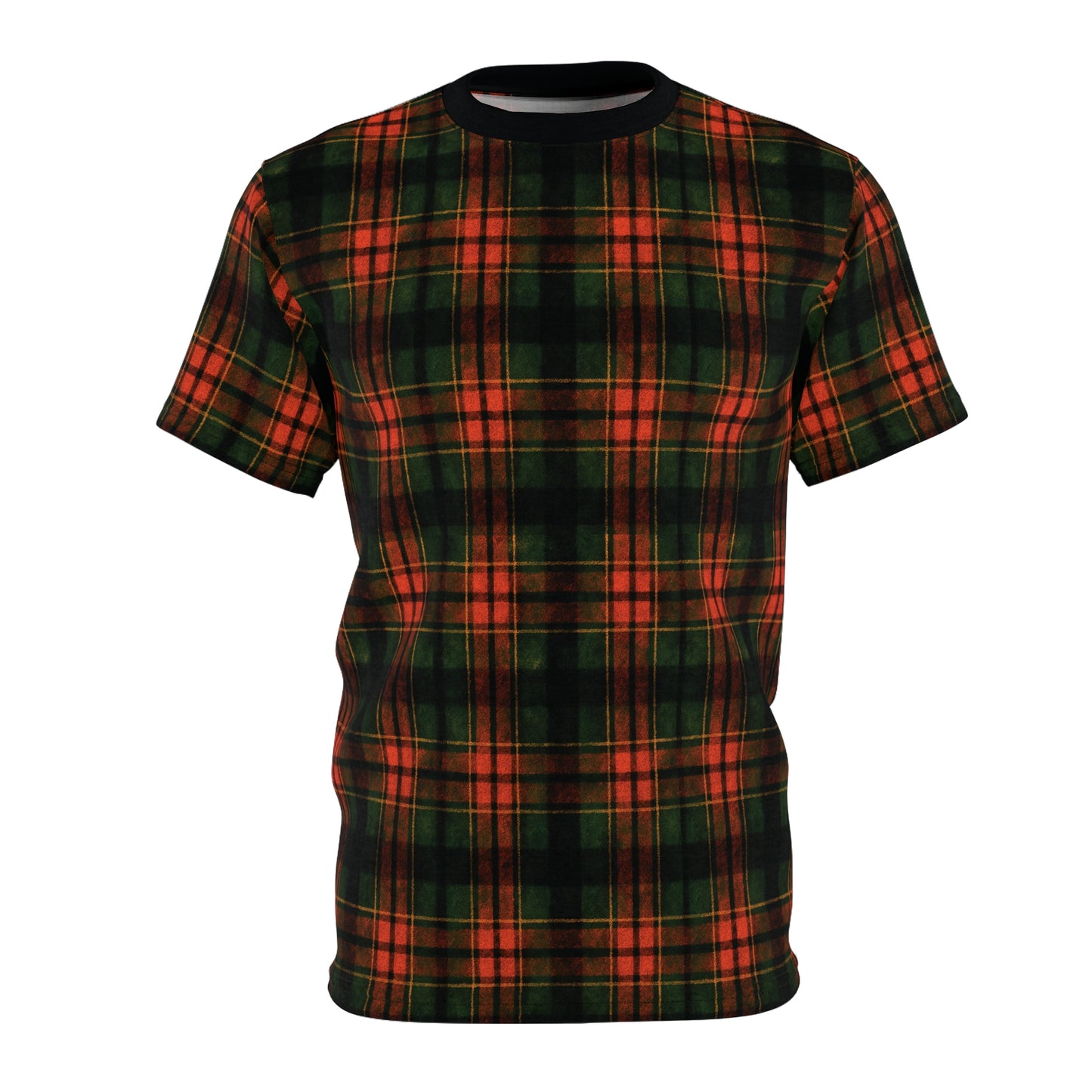 "Kilmor Brieve Tartan", Unisex Tee (Brieve Black Collar)