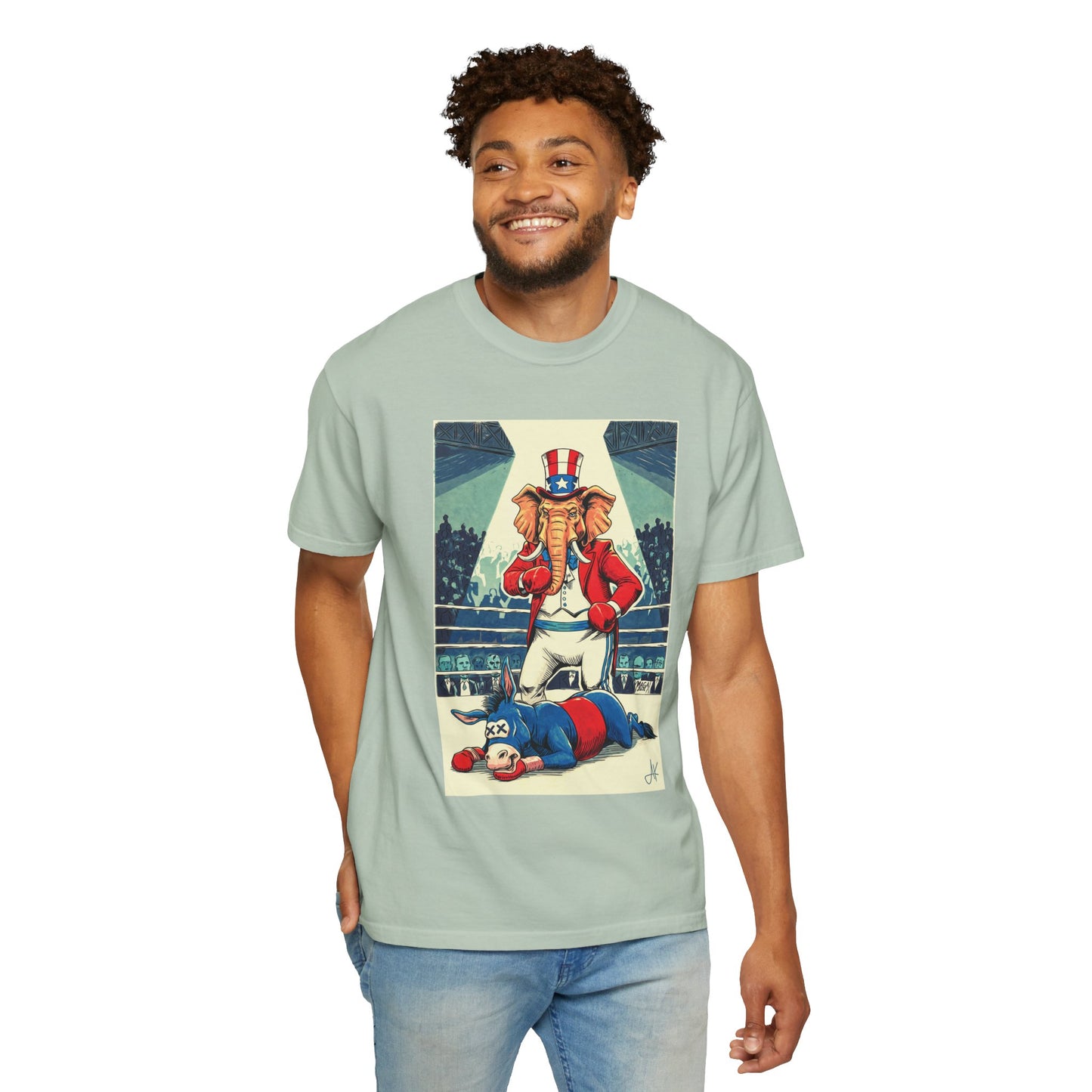 "Brutal Woke Knockout 2024", Unisex T-shirt (Light Colors)