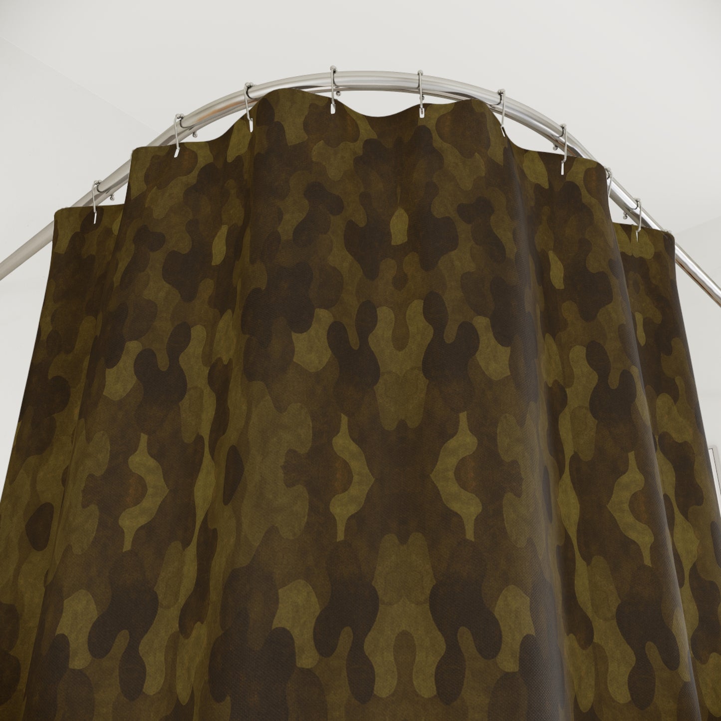 "Swamp Recon Camouflage", Shower Curtains