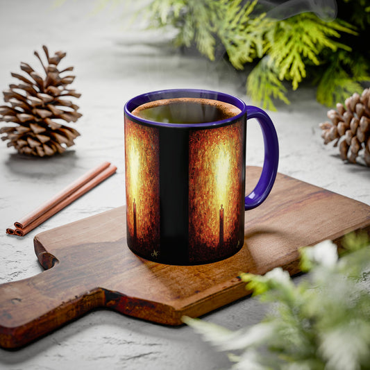 "Born of His Light", Colorful Mugs (11oz, 15oz)