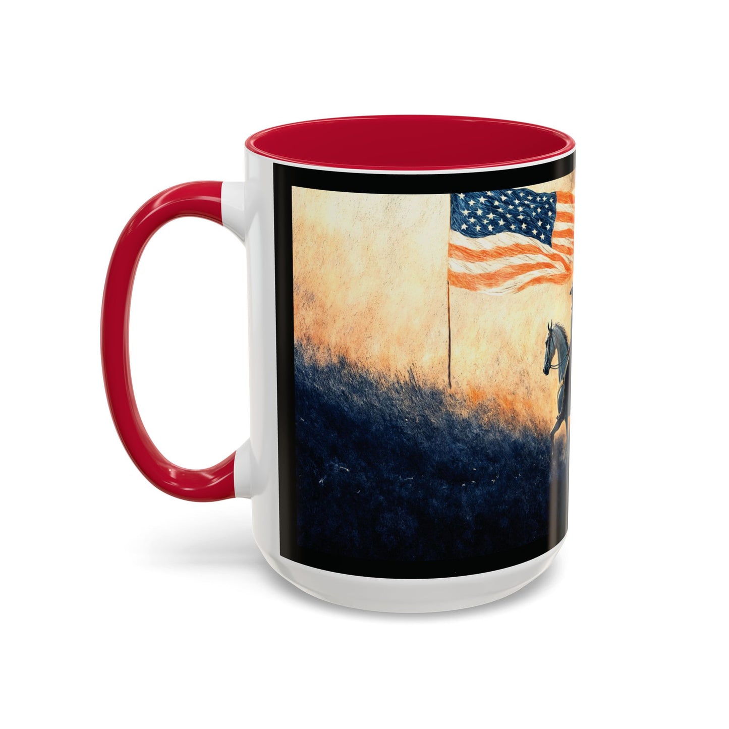 "Liberty under God", Colorful Mugs (11oz, 15oz)