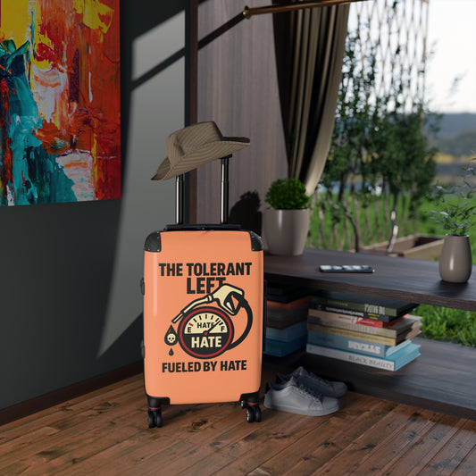 "The Tolerant Left", Suitcase (Atomic Tangerine)