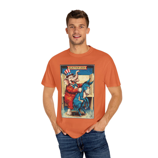 "MAGA Spanked the Donkeys 2024", Unisex T-shirt (Dark Colors)