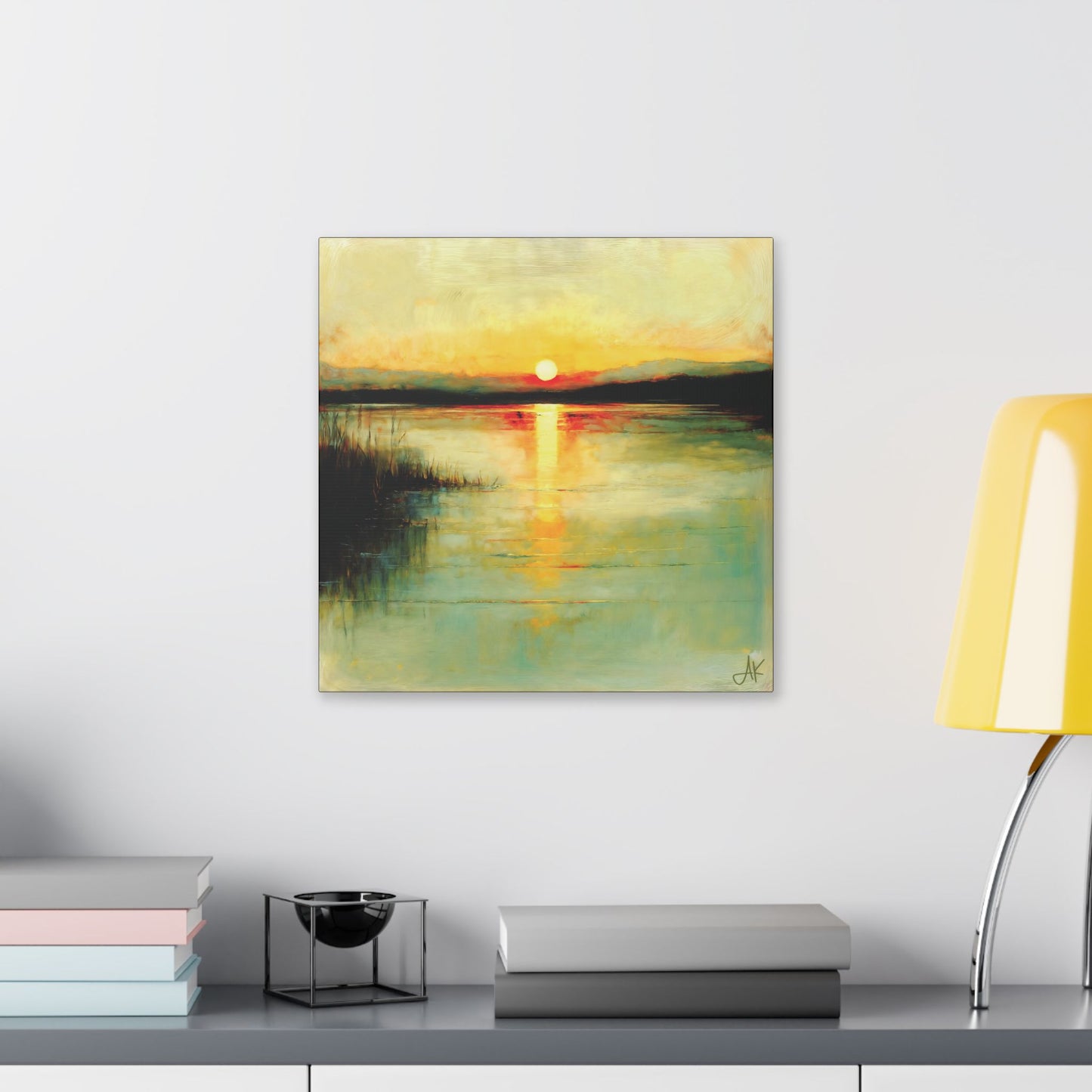 "Today Becomes Yesterday", Stretched Classic Canvas Fine Art Print