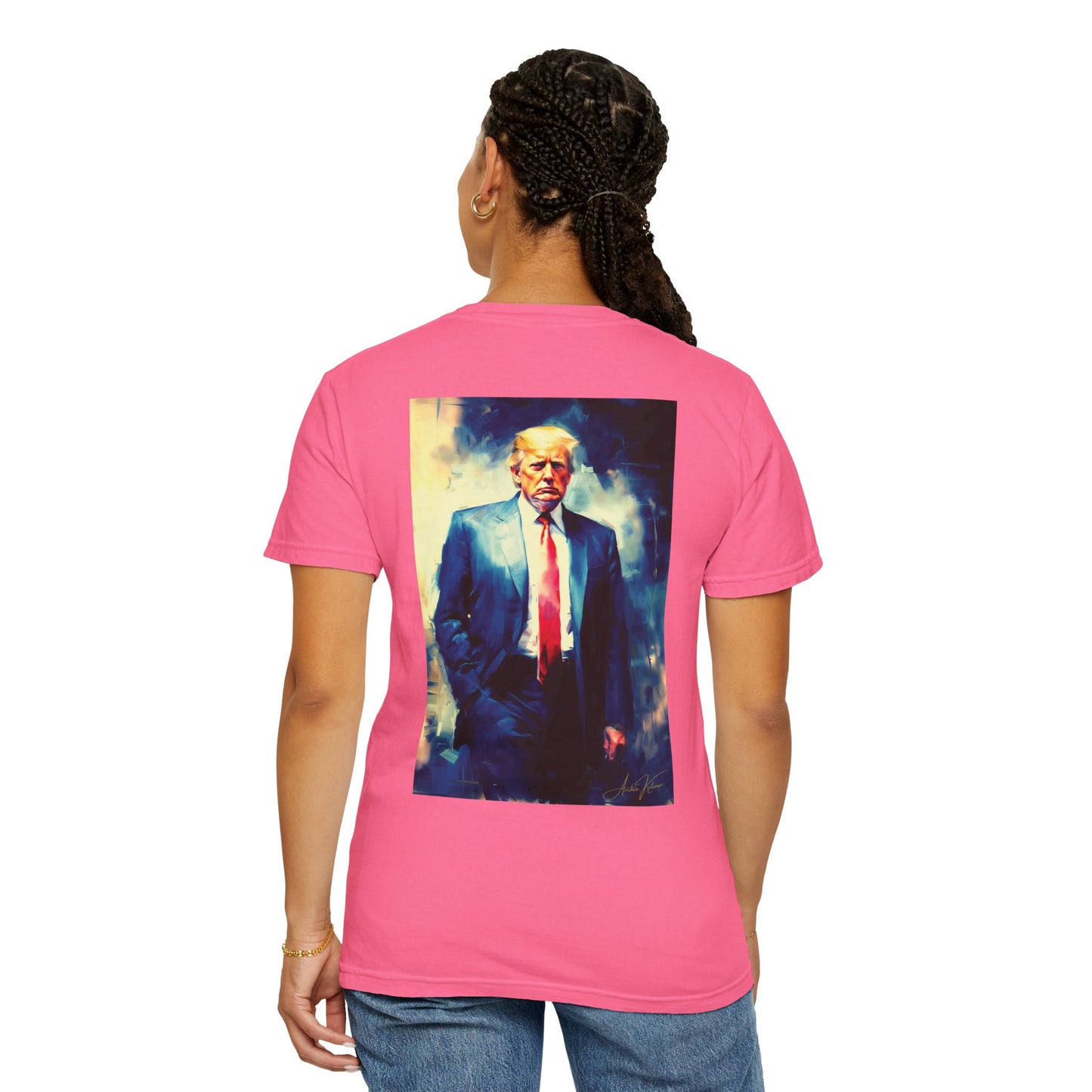 "Trump Portrait No. 6", Unisex T-shirt (Dark Colors)