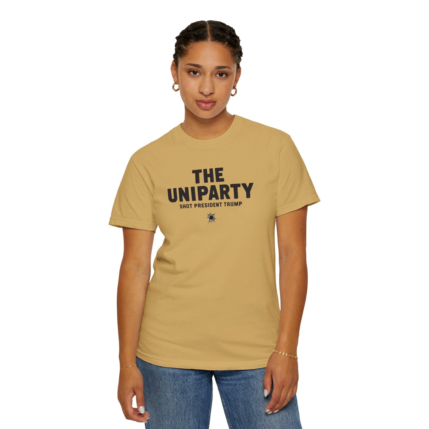 "The Uniparty Shot President Trump" #02, Unisex T-shirt