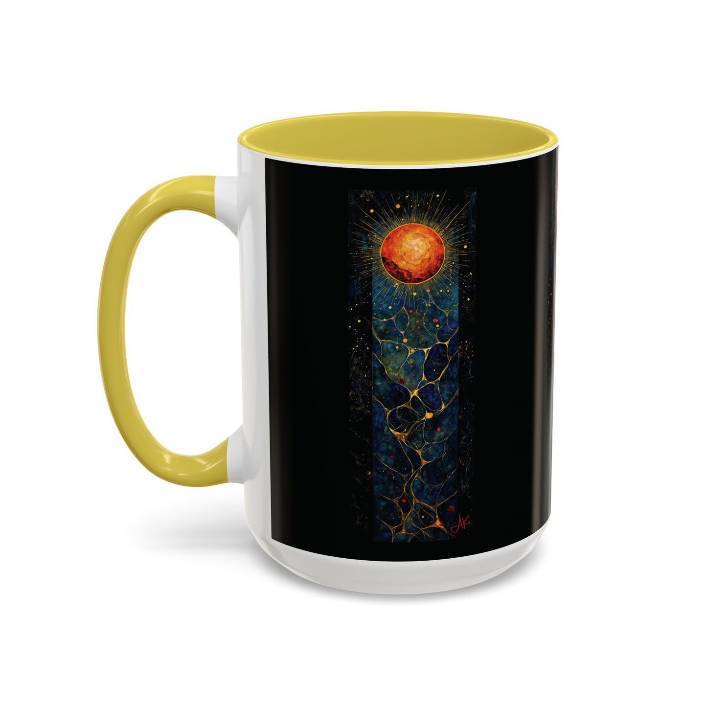 "The Living Light (John 8:12)", Colorful Mugs (11oz, 15oz)