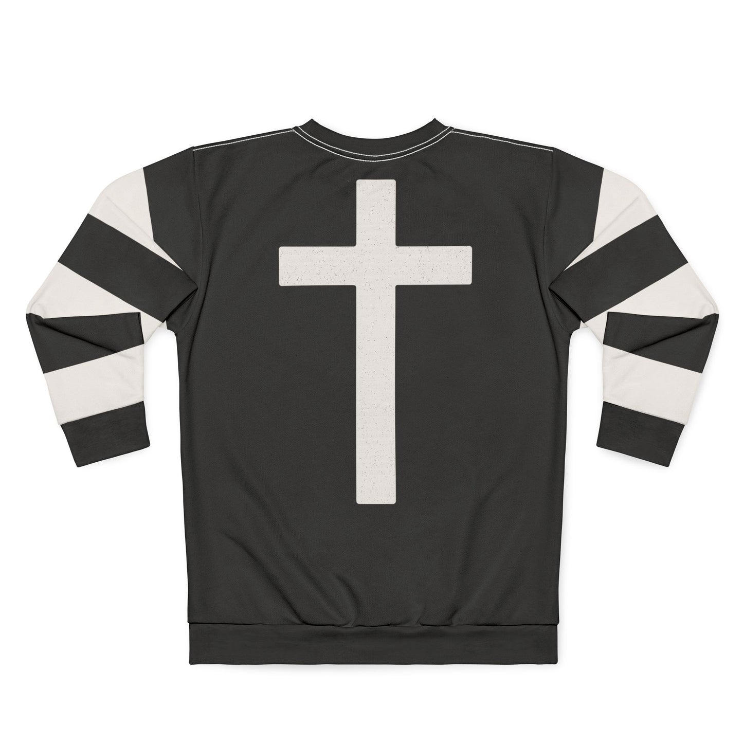 "Faith Overcomes Fear", Unisex Sweatshirt (Moonless Black)