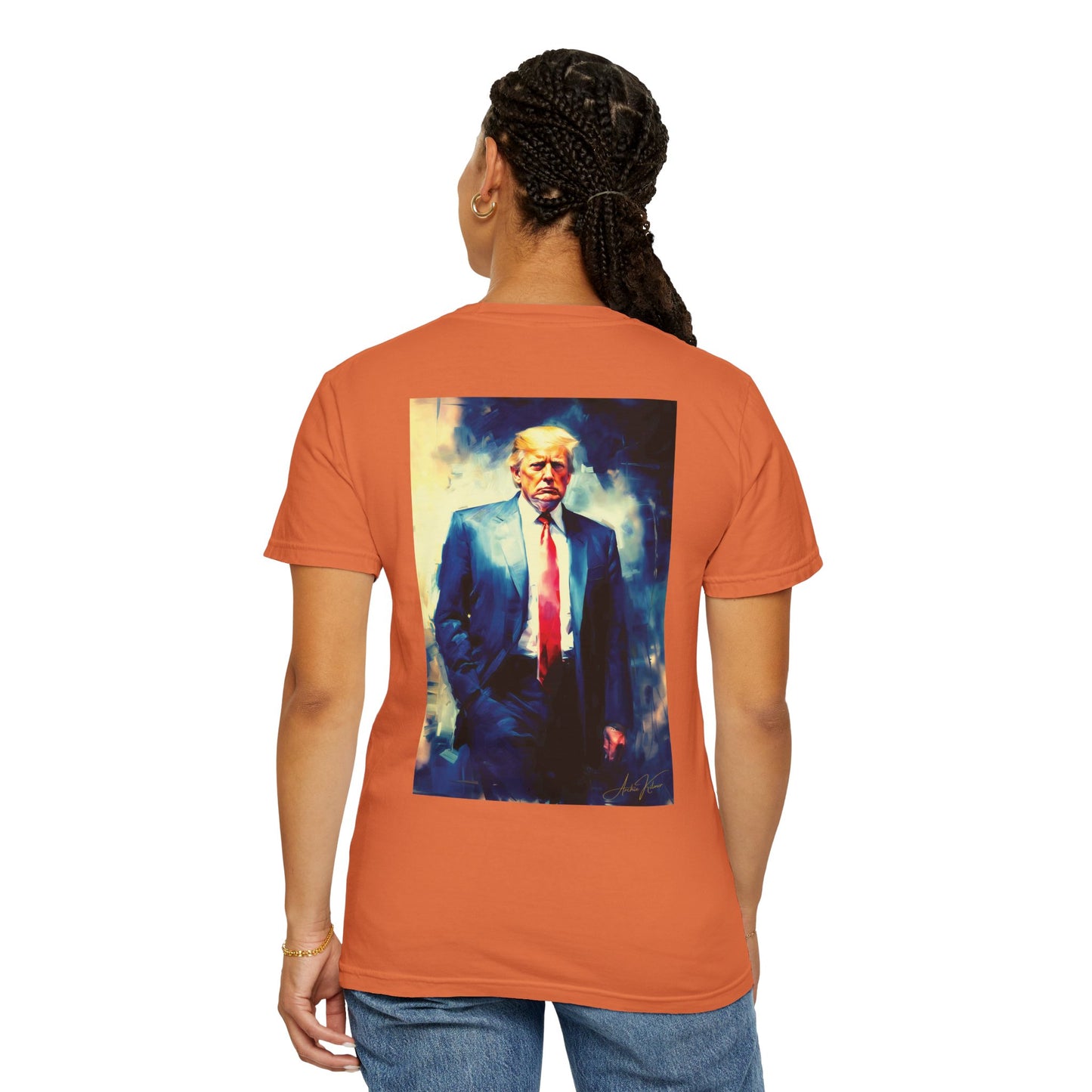 "Trump Portrait No. 6", Unisex T-shirt (Dark Colors)