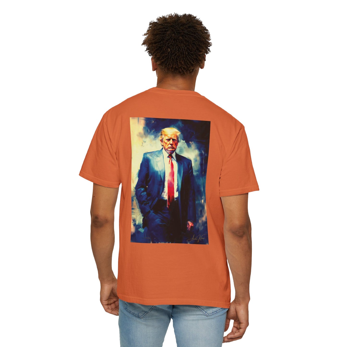 "Trump Portrait No. 6", Unisex T-shirt (Dark Colors)