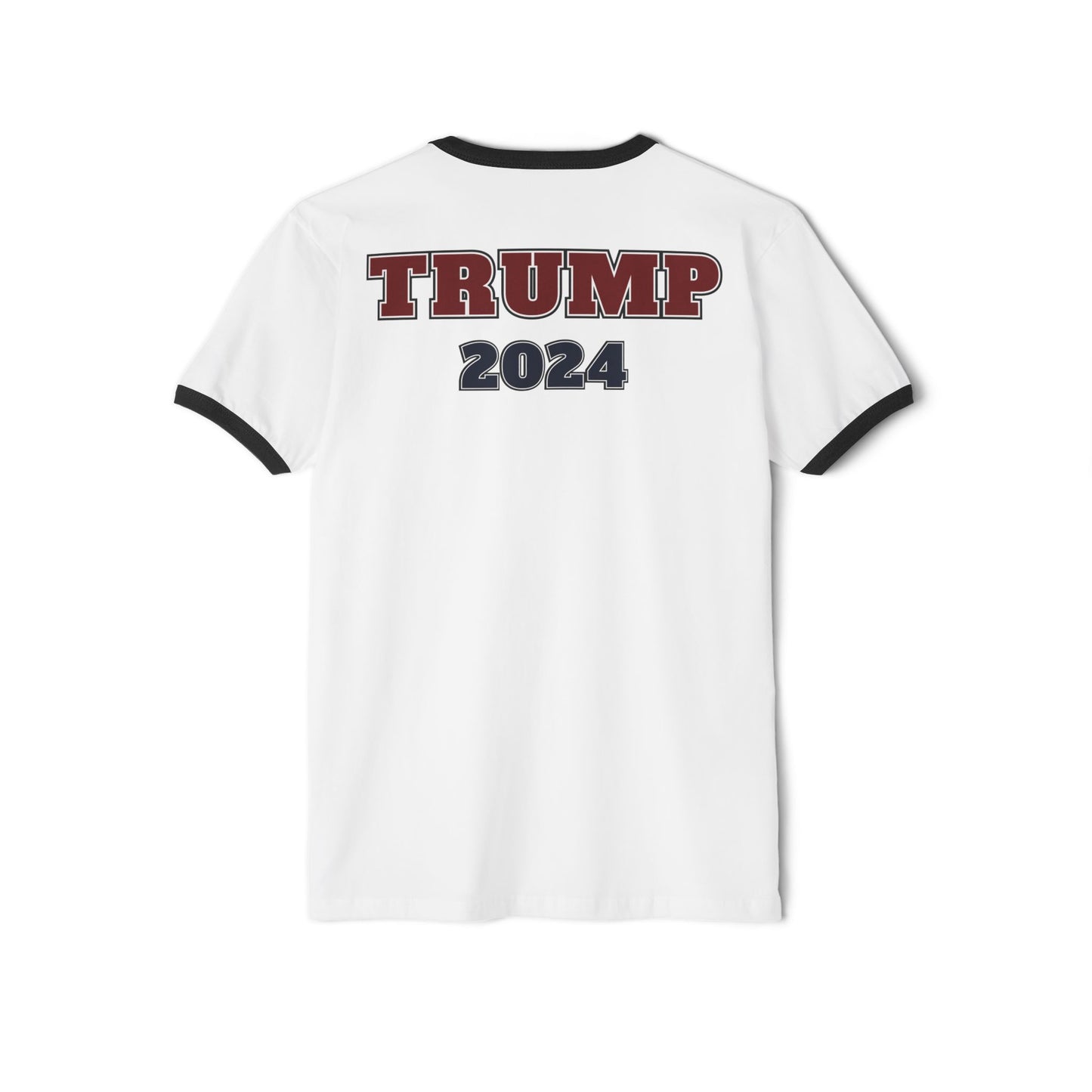 "TRUMP - 2024", Unisex Cotton Ringer T-Shirt - Historical Collectible
