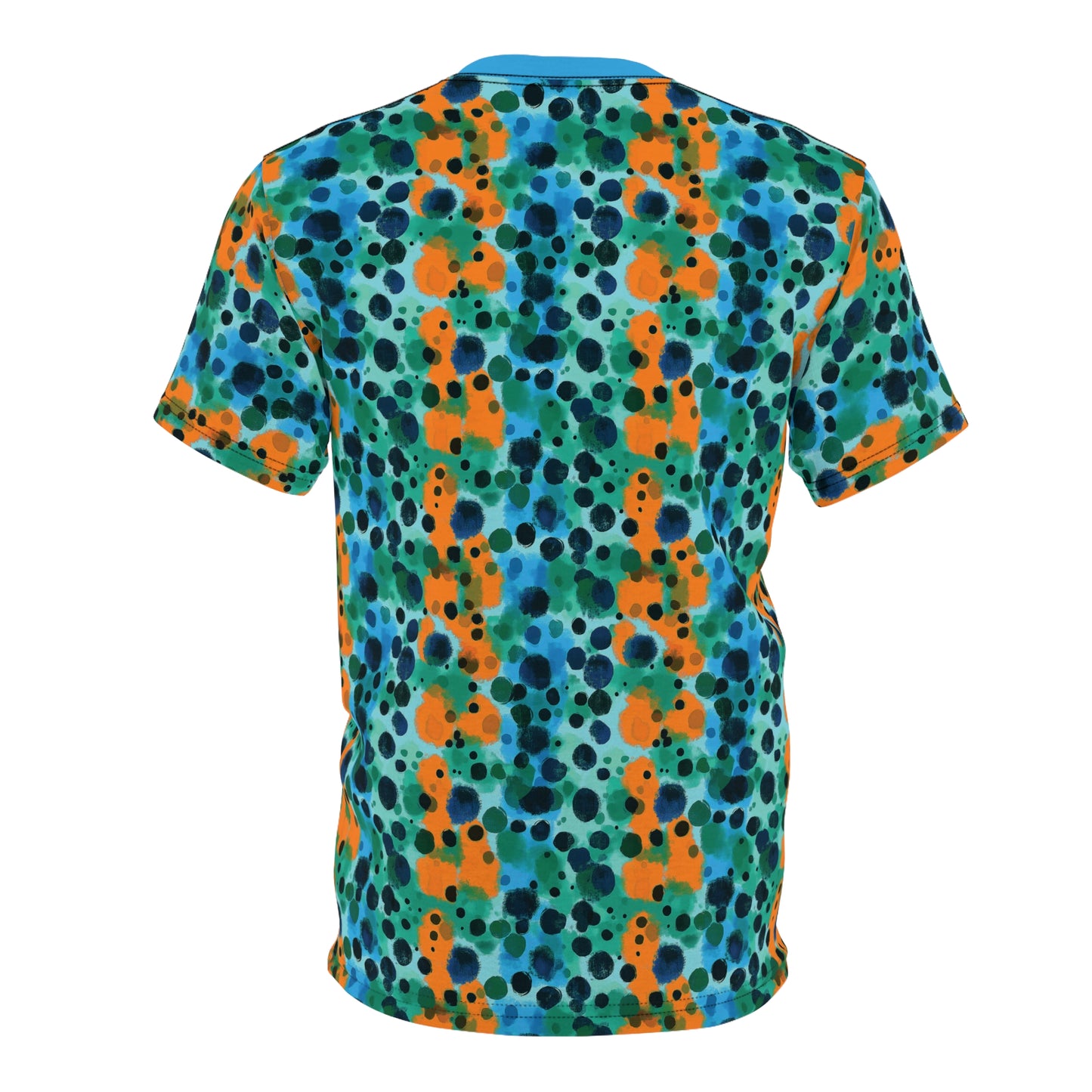 "Midnight Coral", Unisex Tee (Coral Sea Blue)