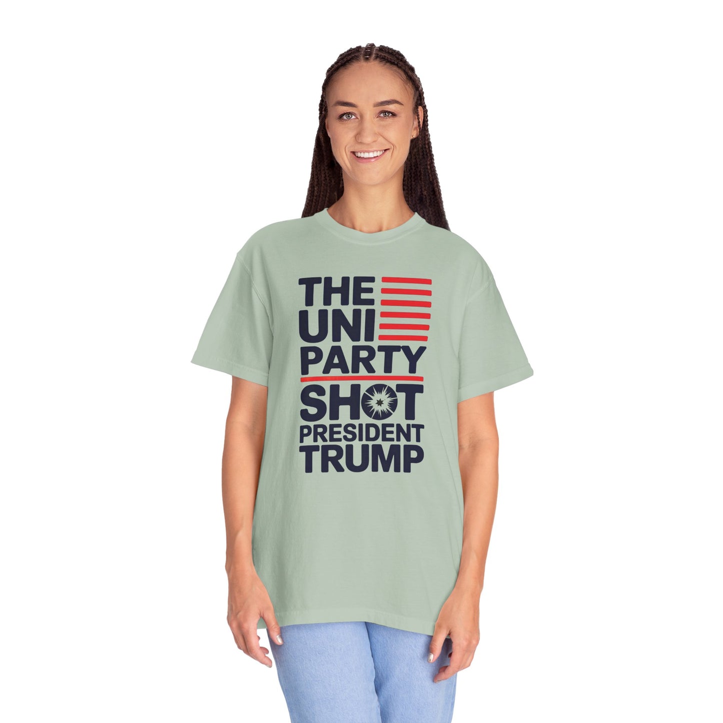 "The Uniparty Shot President Trump" #01, Unisex T-shirt