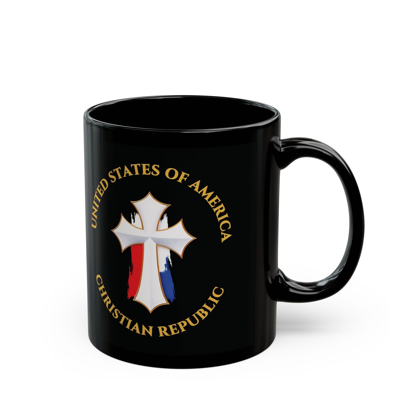 "USA Christian Republic" #12, Black Mug (11oz & 15oz)
