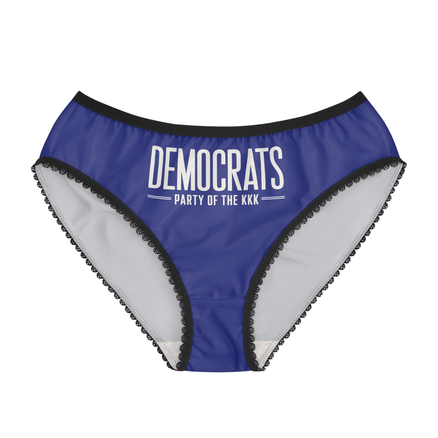 "Democrats - Party of the KKK", Women's Briefs (Cobalt Ore Blue)