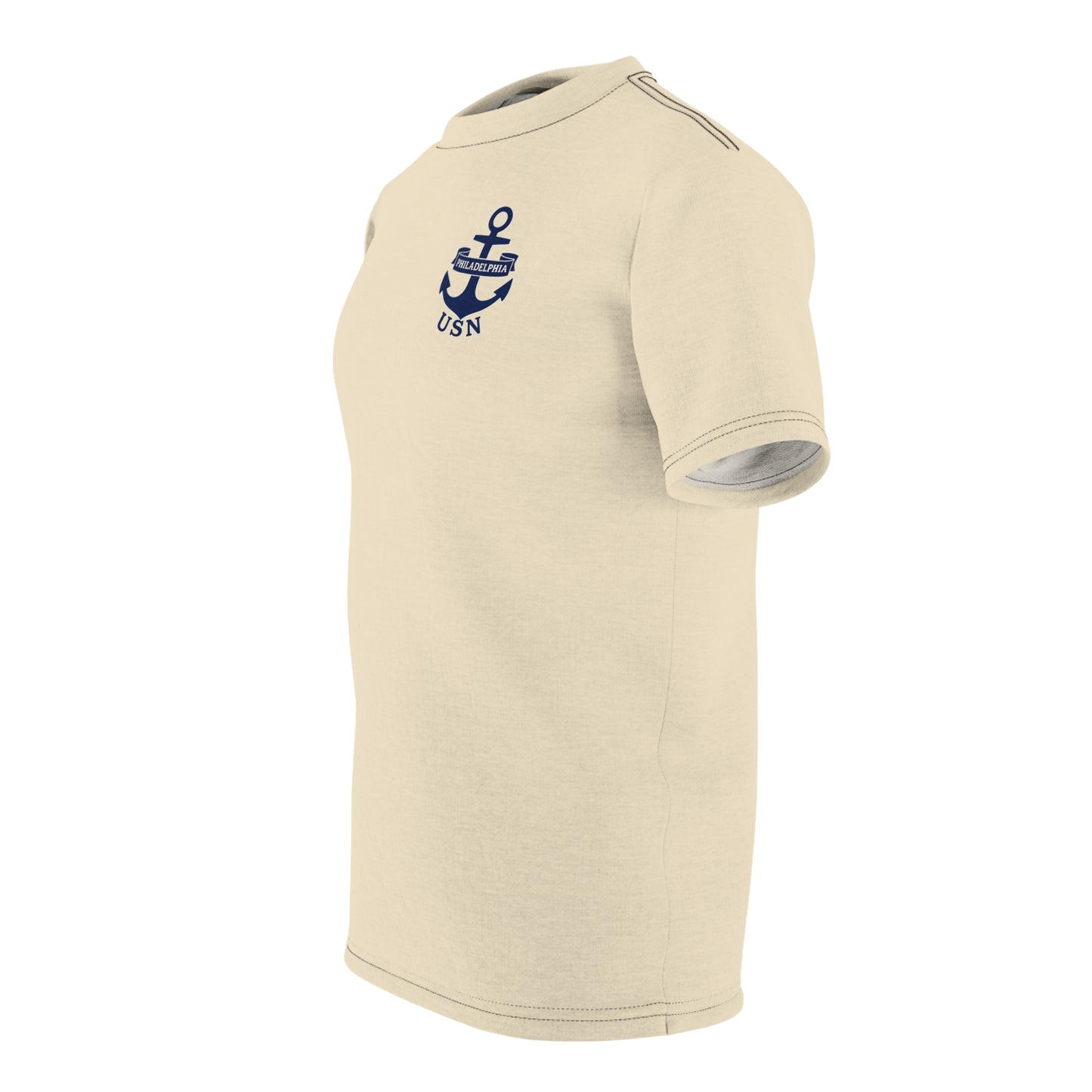 "USN Anchor", Unisex T-shirt (Canvas Sail)