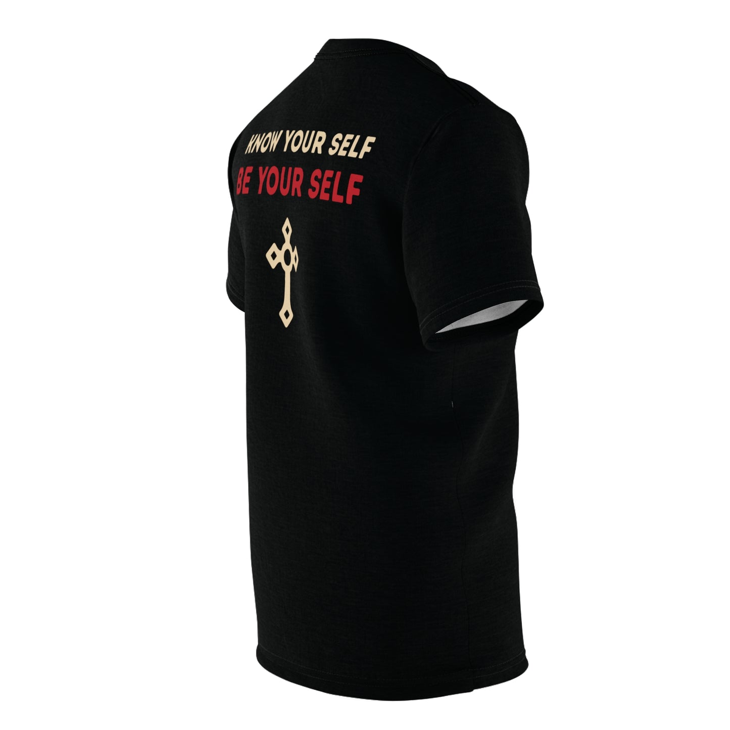 "Know Your Self", Unisex T-shirt (Obsidian Black)