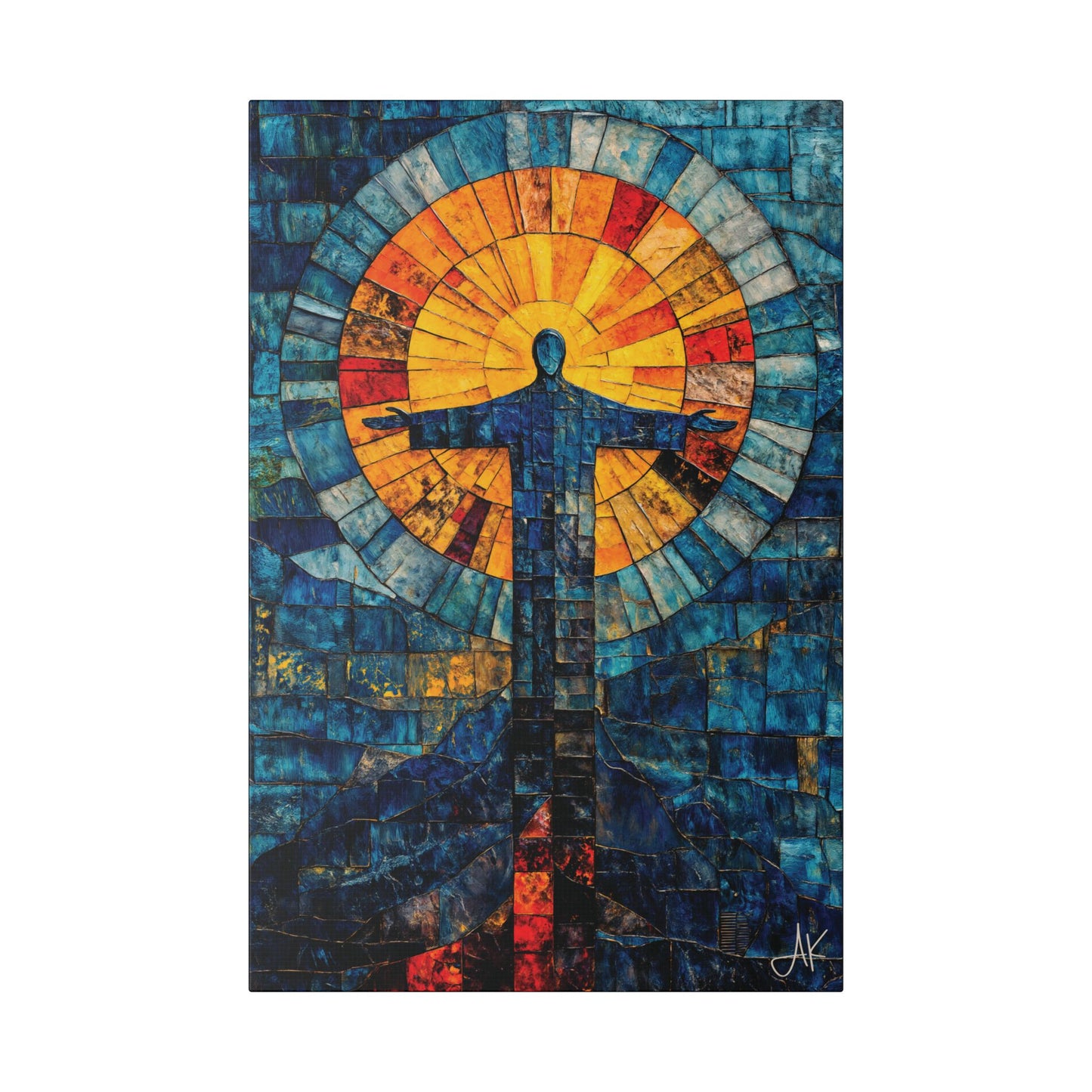"Alpha and Omega - Revelation 22:13", Stretched Classic Canvas Fine Art Print