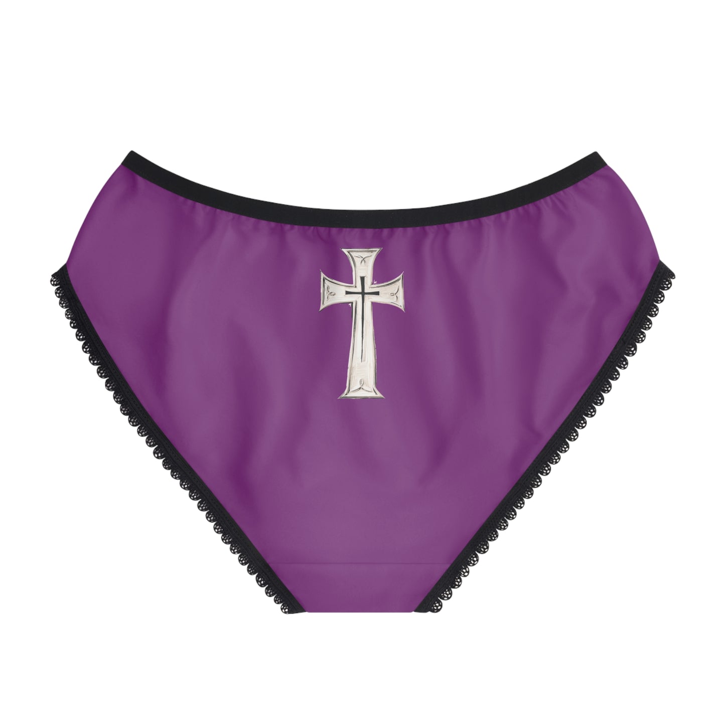 "First Darkness Then Comes Light" #02, Women's Briefs (Dark Magenta)