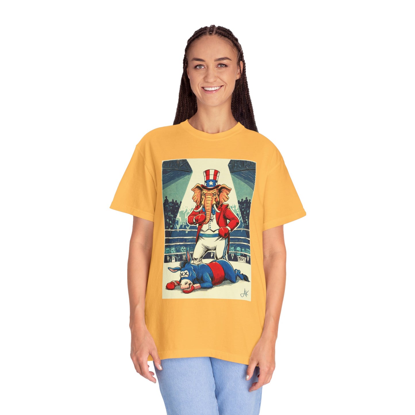 "Brutal Woke Knockout 2024", Unisex T-shirt (Light Colors)