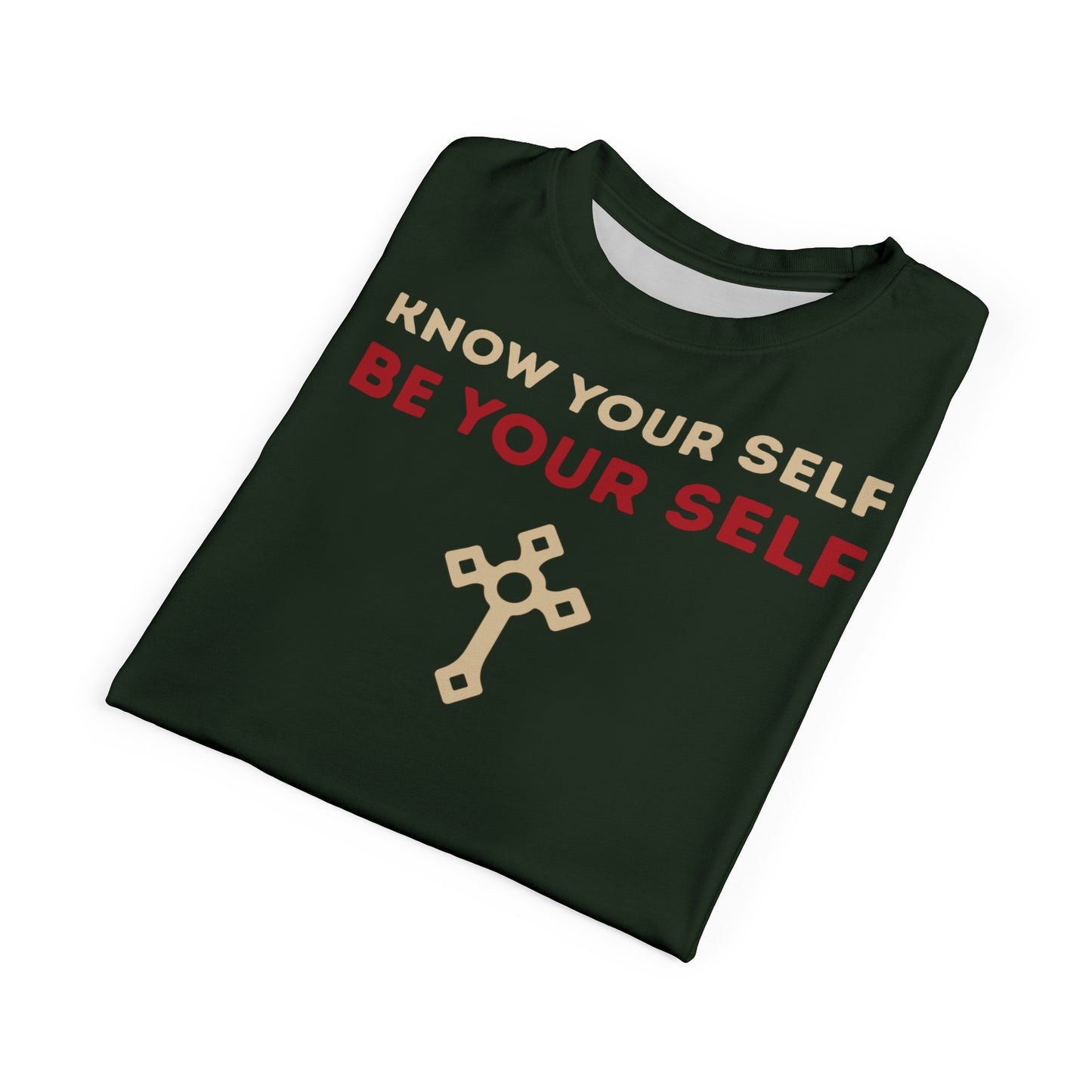 "Know Your Self", Unisex T-shirt (Brieve Green)
