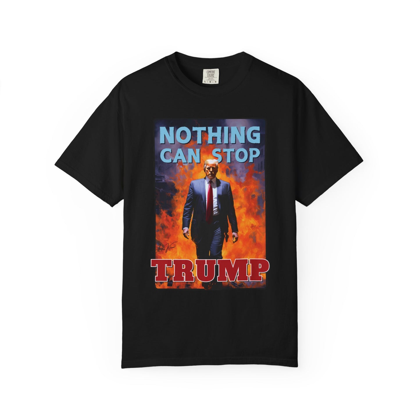 "Nothing Can Stop Trump", Unisex T-shirt (Dark Colors)