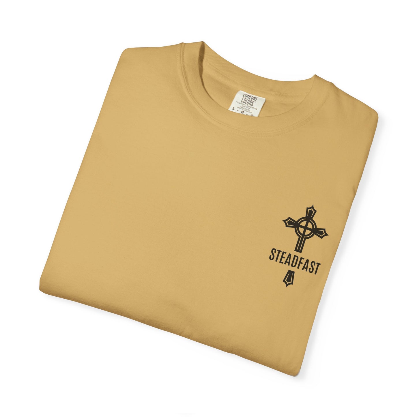 "Steadfast Cross in Black", Unisex T-shirt
