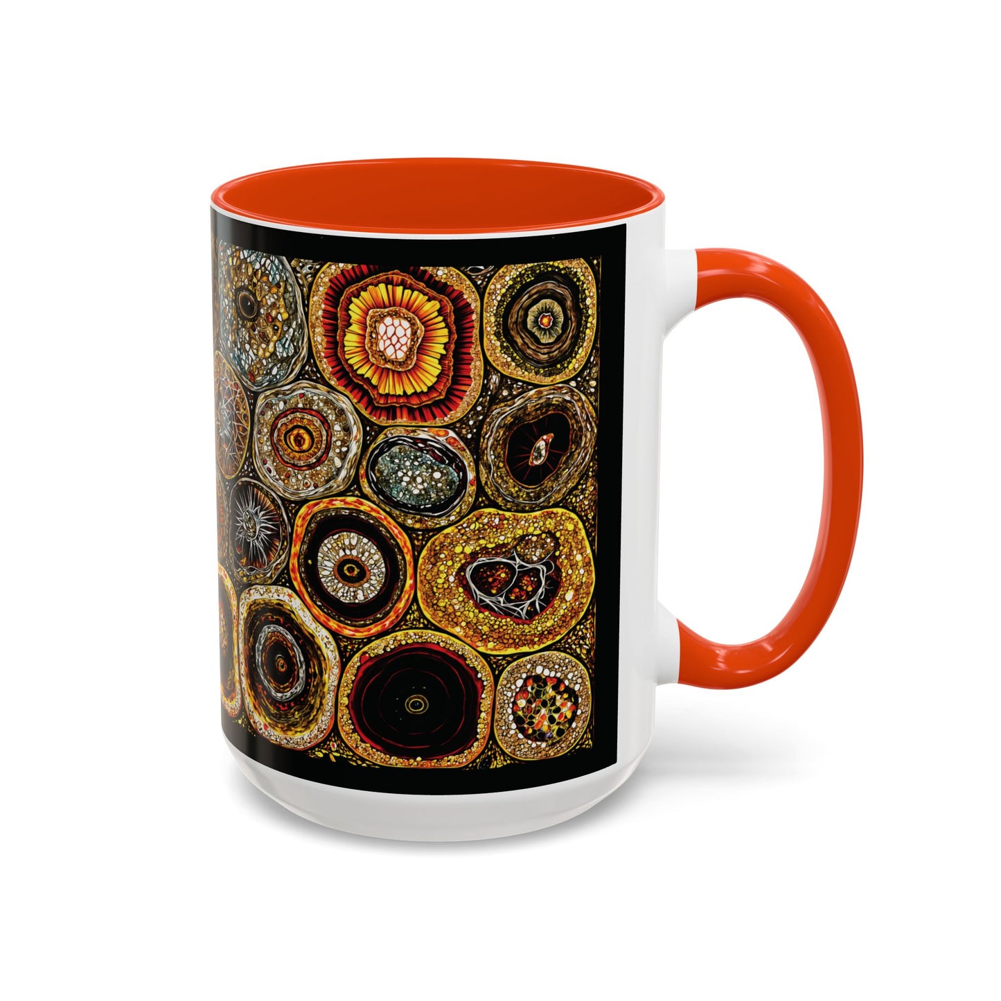 "Every Detail, His Design", Colorful Mugs (11oz, 15oz)