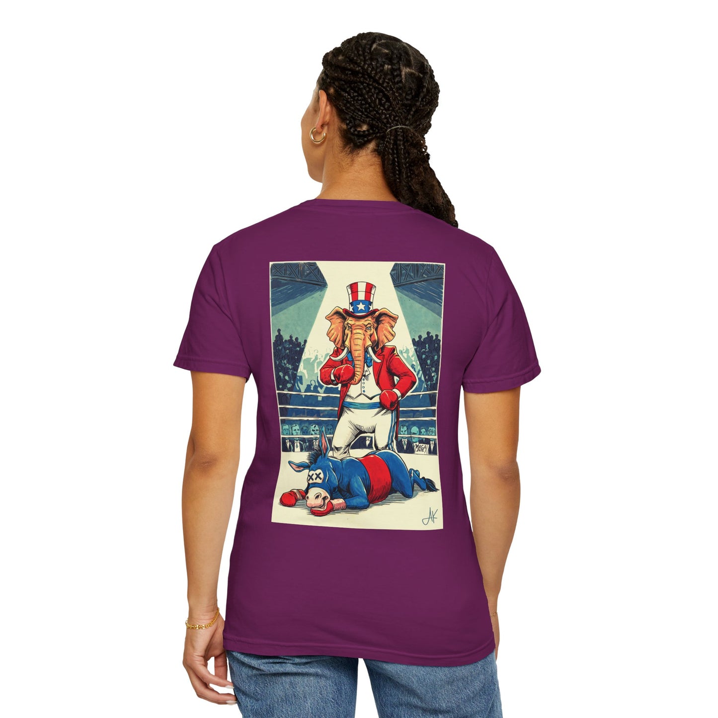 "Brutal Woke Knockout 2024", Unisex T-shirt (Dark Colors)
