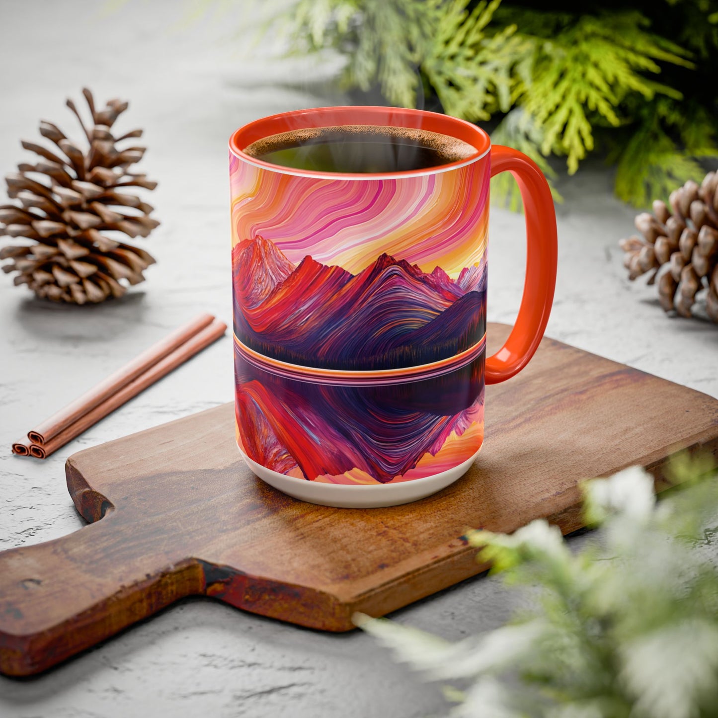 "For In Him All Things Were Created" Colossians 1:16 (NIV), Colorful Mugs (11oz & 15oz)