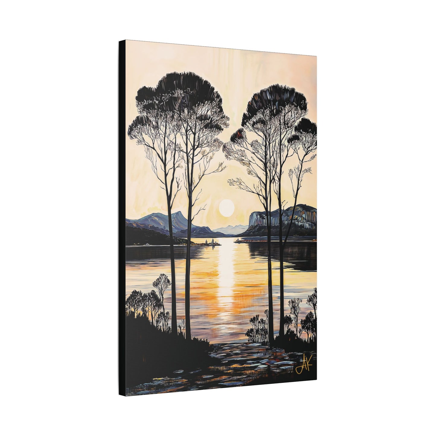 "Gentle Sound", Stretched Classic Canvas Fine Art Print