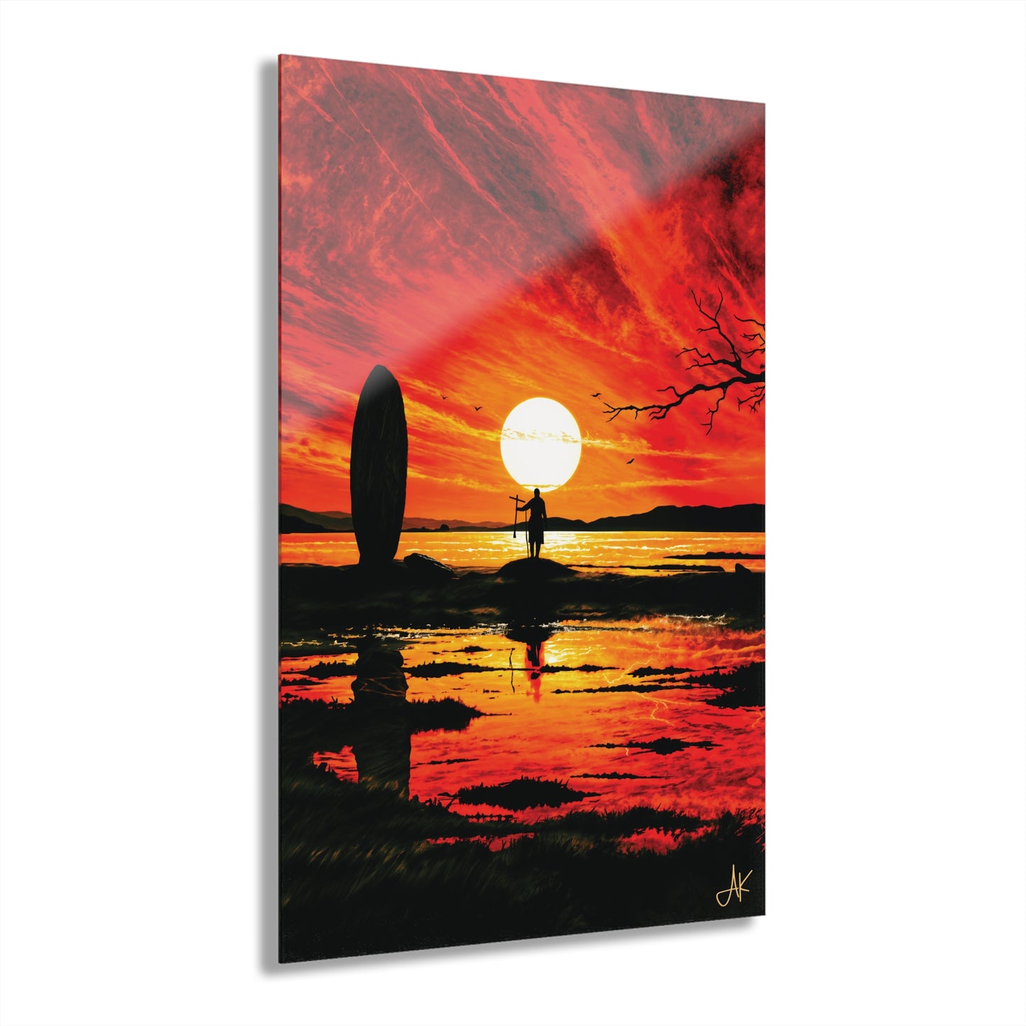 "The First Mission (St. Columba)", Fine Art Acrylic Wall Prints (French Cleat Hanging)