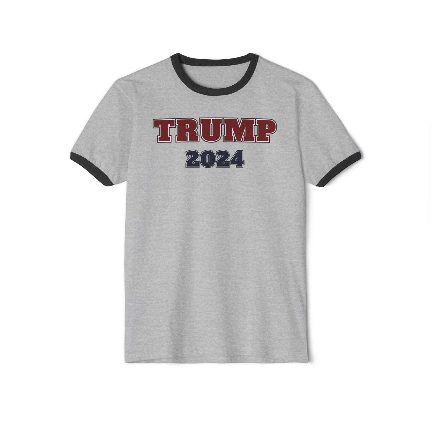 "TRUMP - 2024", Unisex Cotton Ringer T-Shirt - Historical Collectible
